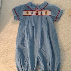 Beauxer Belles Christmas smocked Jon Jon